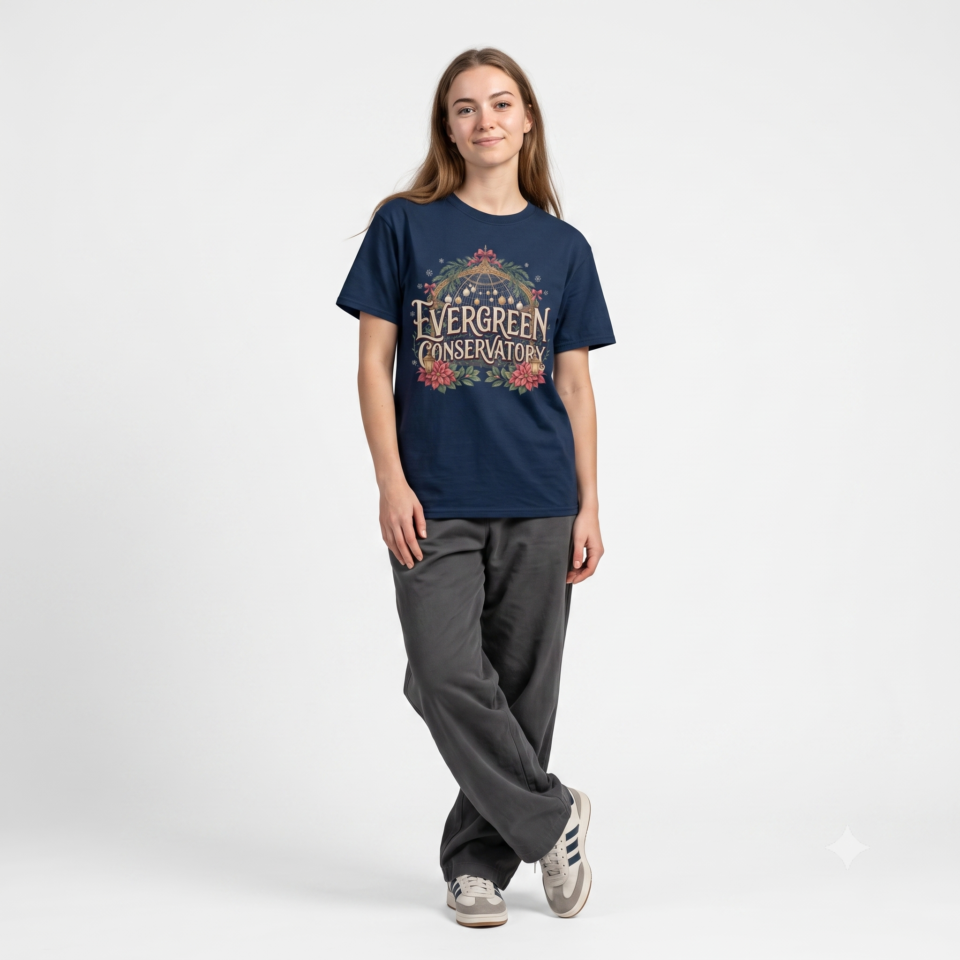Evergreen Conservatory Christmas Unisex T-Shirt