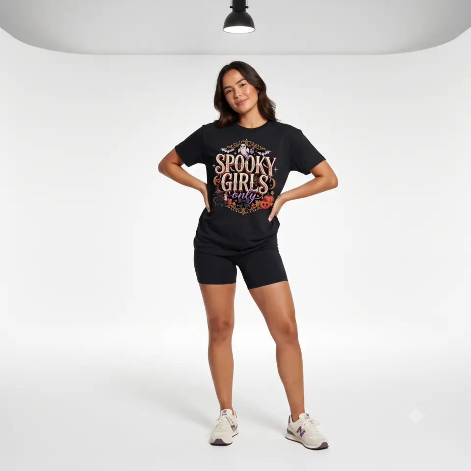 Spooky Girls Only Halloween T-Shirt