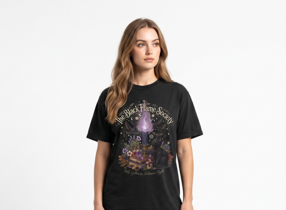The Black Flame Society T-Shirt For Women
