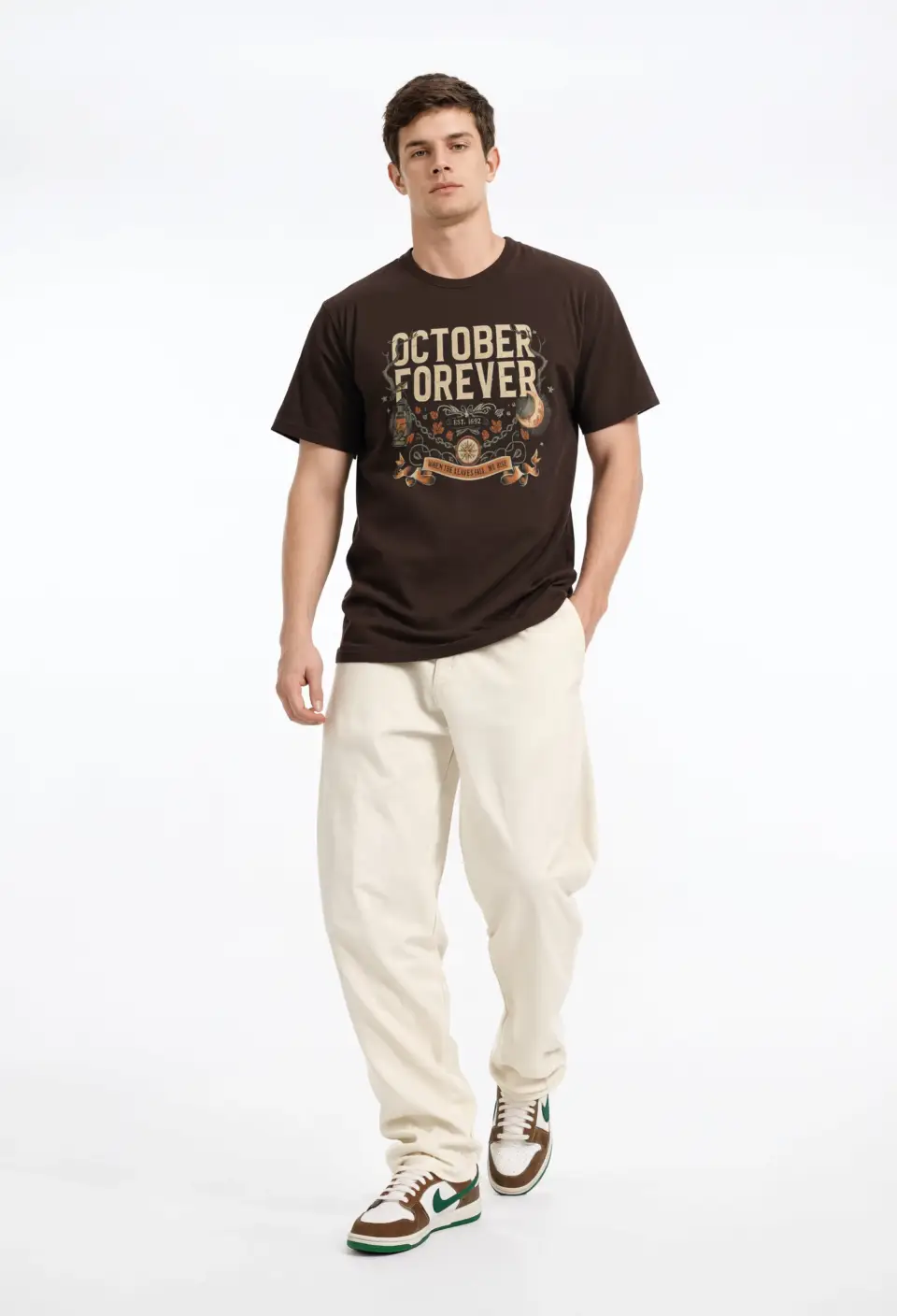 October Forever Vintage Halloween Unisex T-Shirt