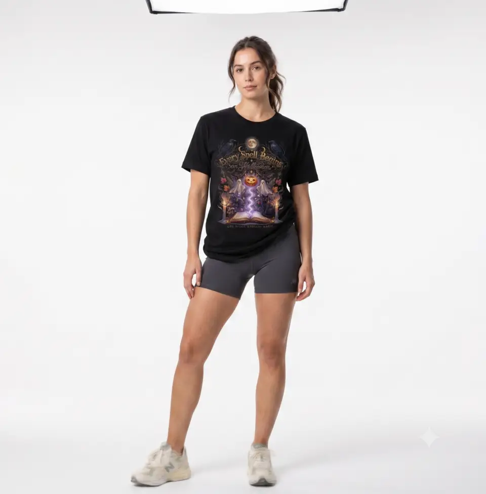 Every Spell Begins on Halloween Unisex T-Shirt