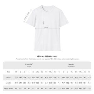 GILDAN 64000 SIZE GUIDE
