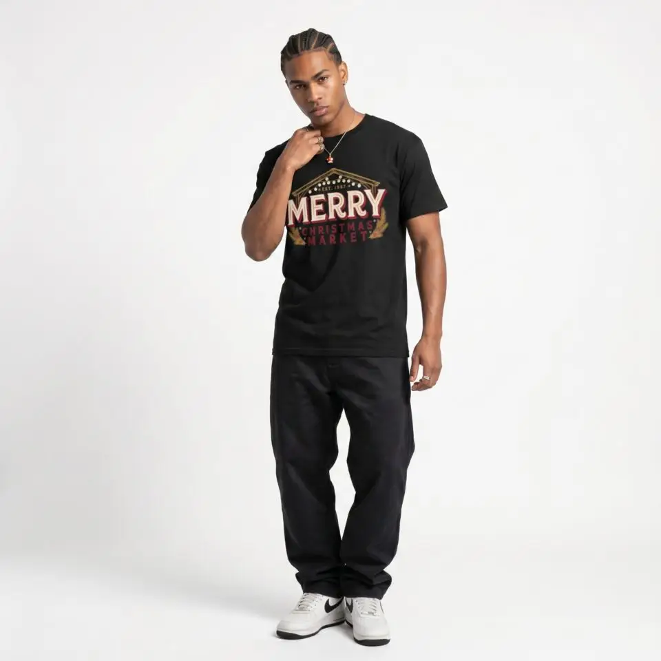 Merry Christmas Market Unisex T-Shirt