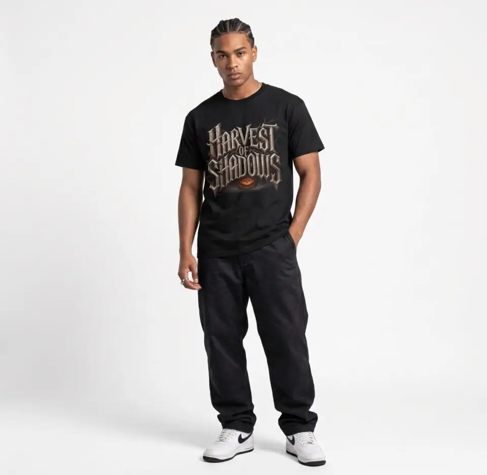 Harvest of Shadows Halloween Unisex T‑Shirt