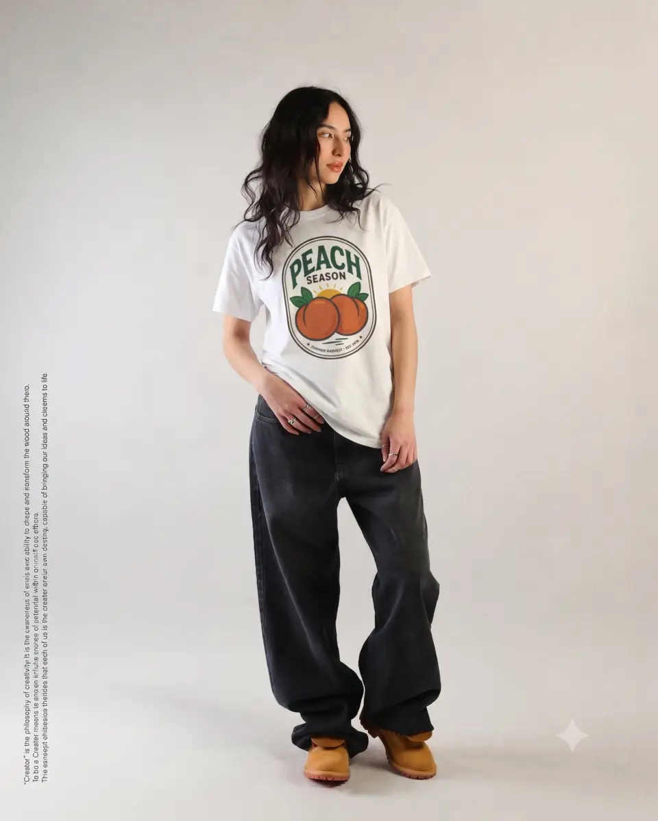 Peach Season Unisex Summer T-Shirt