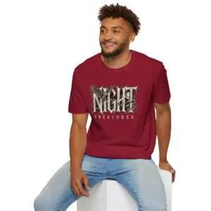 A dark gothic graphic tee featuring a raven and vintage-inspired lettering. Lightweight, unisex and made for Halloween season, late-night looks and everyday streetwear.